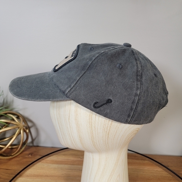 DK Caps Panama City Beach Florida Charcoal Gray Black Ball cap - Picture 10 of 17